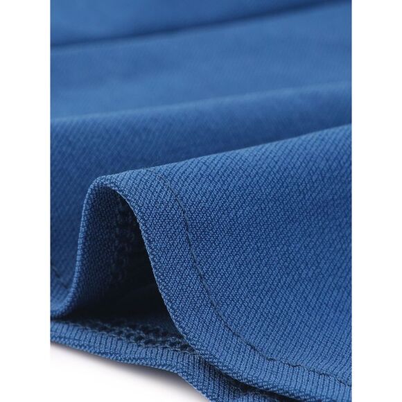 Tube Top Dress Zip Up Strapless Mini Bodycon Dresses Haze Blue - Picture 5 of 5